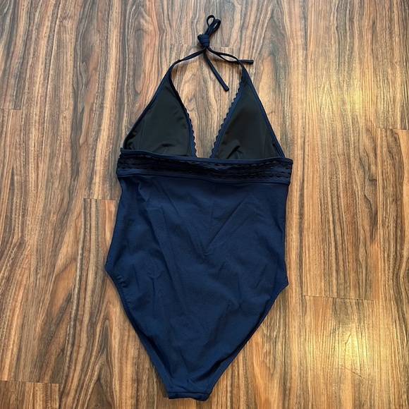 J. Crew Pique Halter One Piece - Picture 10 of 14